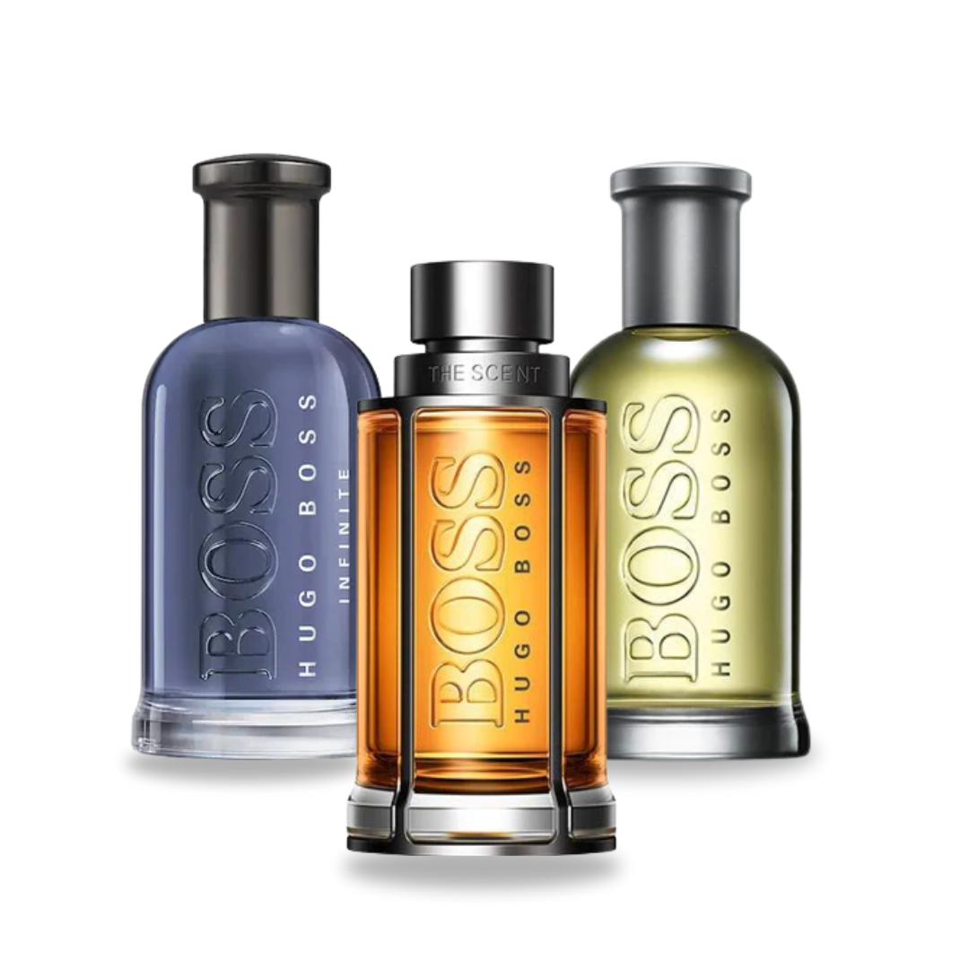 Combo de 3 Parfums - Boss Bottled Infinite, Boss The Scent et Boss Bottled [100 ml chacun]